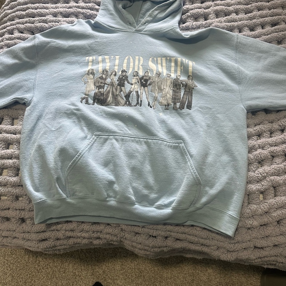 Taylor Swift eras Blue Hoodie